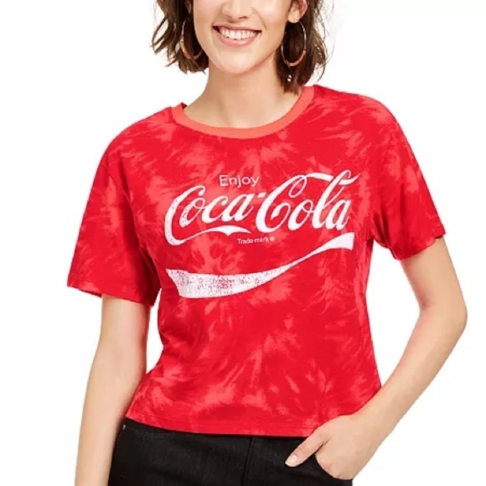 Love Tribe Juniors' Coca-Cola Tie-Dye T-Shirt